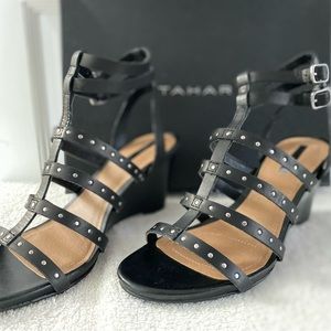 Tahari Fritzy High Wedge Sandal.